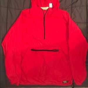 Men’s M Vintage LLBean Red Windbreaker